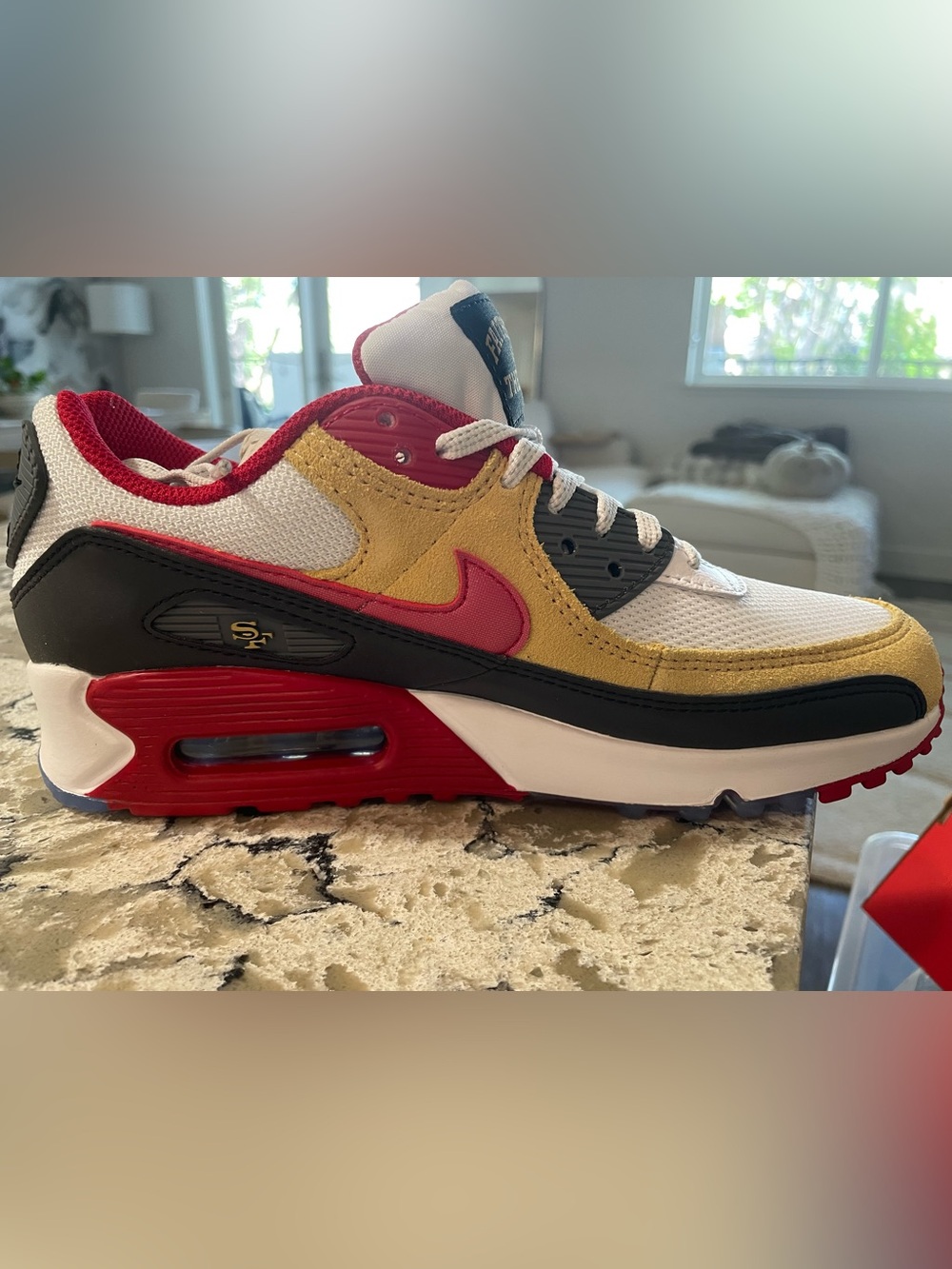 Brand New 49ers Nike Air Max Shoes